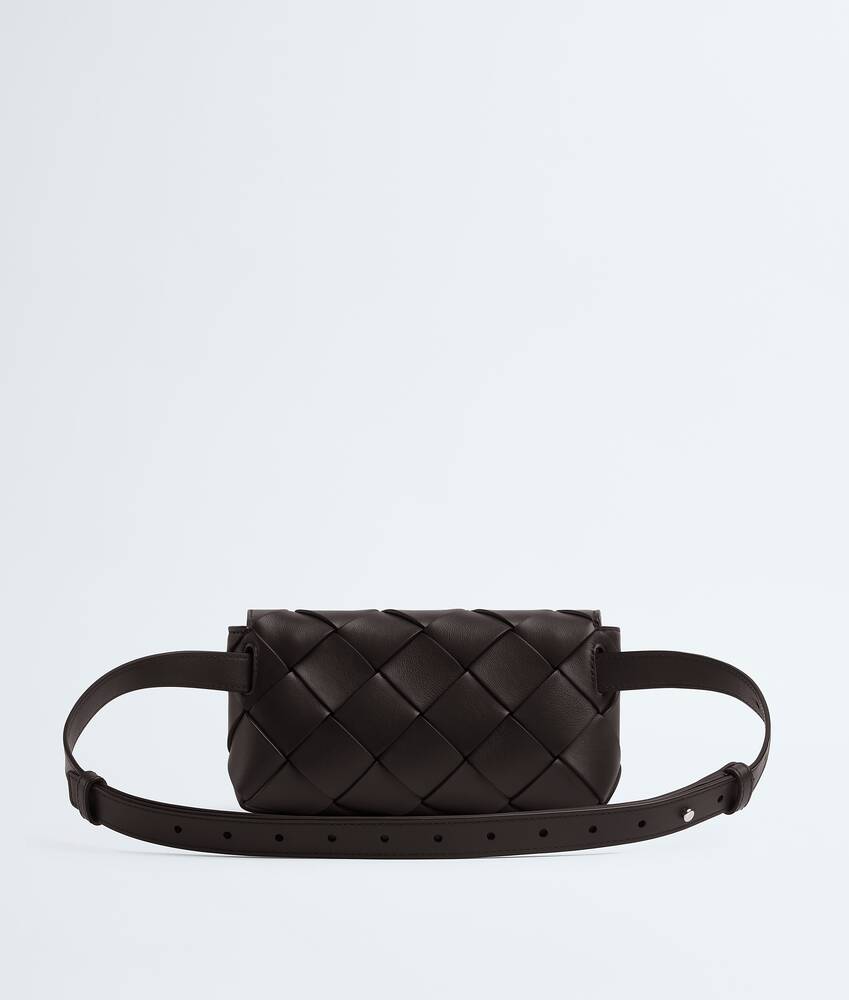 Men's Diago Belt Bag in Espresso/lava red Bottega Veneta Denmark EN - Image 4