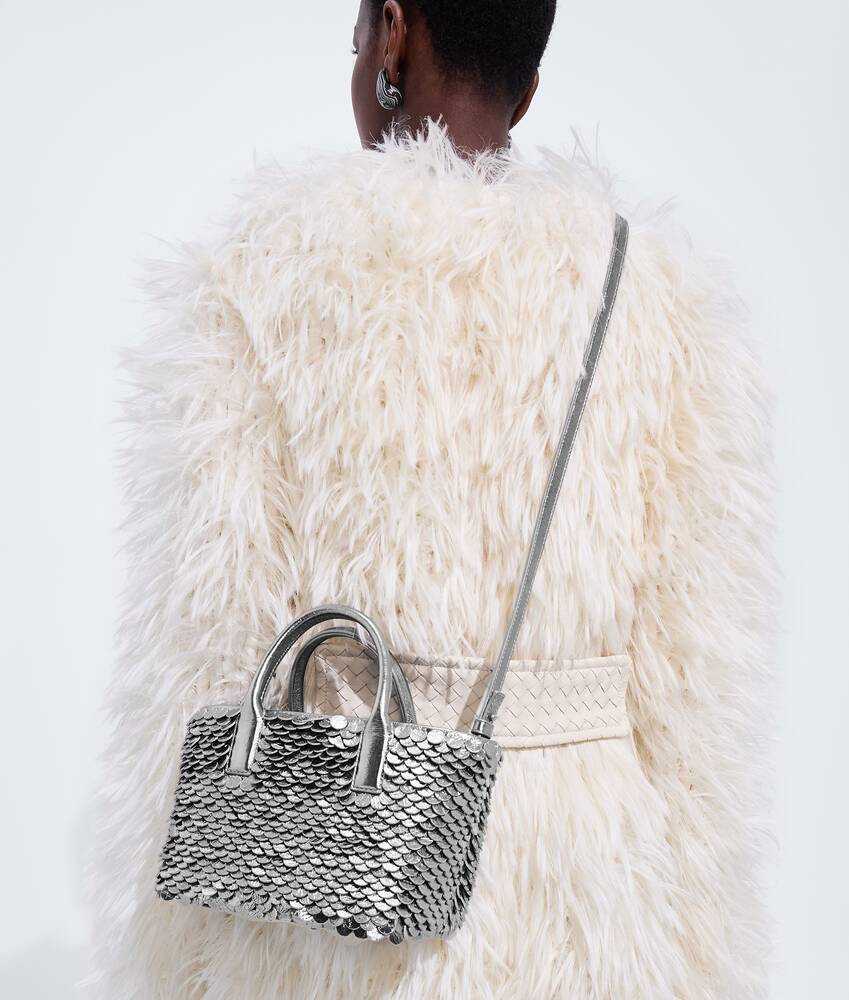 Women's Mini Cabat in Moon gray/supermoon Bottega Veneta United States EN - Image 2