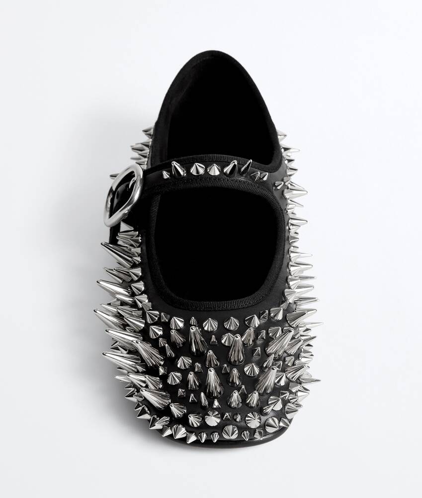 Women's Veneziana Mary-Jane Ballerina in Black Bottega Veneta Macao SAR China EN - Image 2