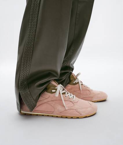 Men's Orbit Flash Sneaker in Terra pink/olive oil Bottega Veneta Czechia EN - Image 2