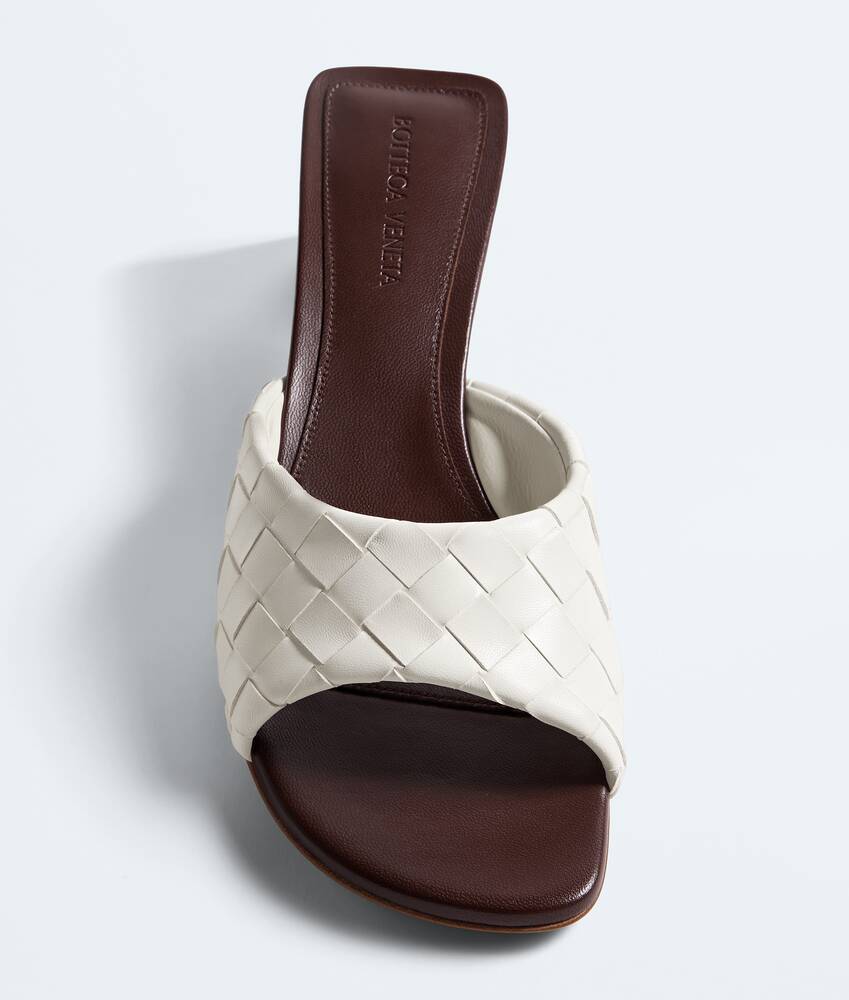 Mule Livia da Donna in Alabaster/cioccolato Bottega Veneta Italia IT - Image 4