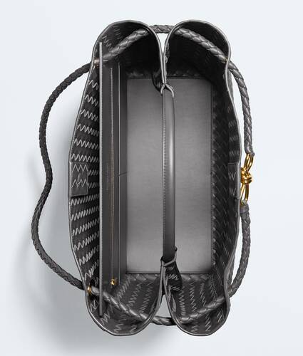 Women's Large Andiamo in Obsidian gray Bottega Veneta Zimbabwe EN - Image 3