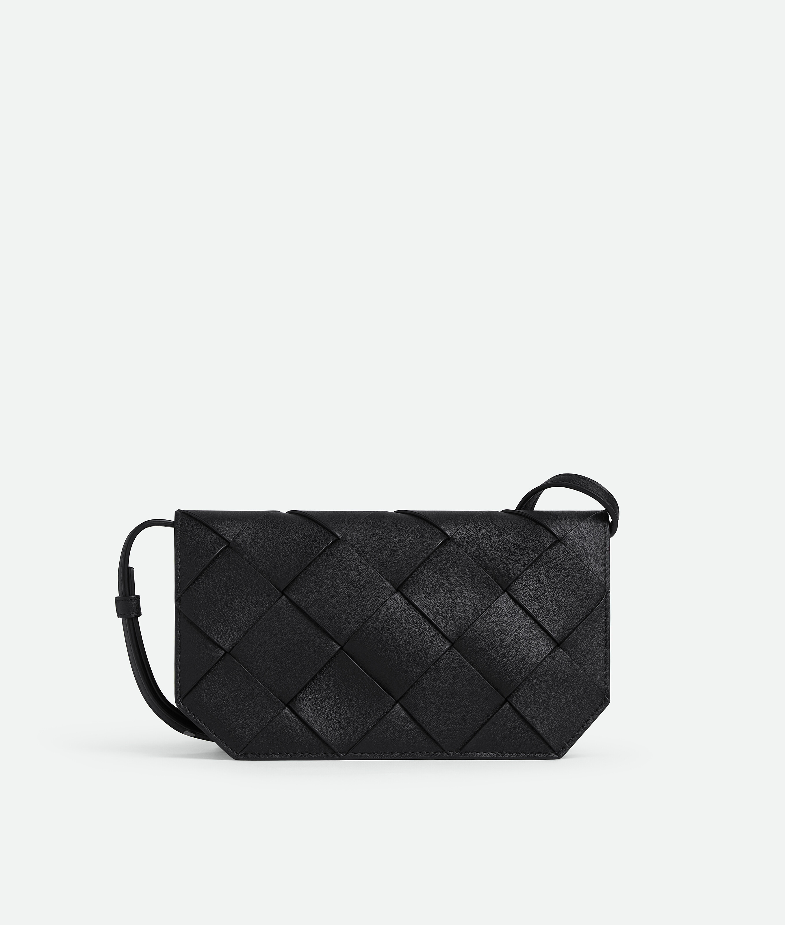 Men's Diago Phone Pouch in Black | Bottega Veneta TW