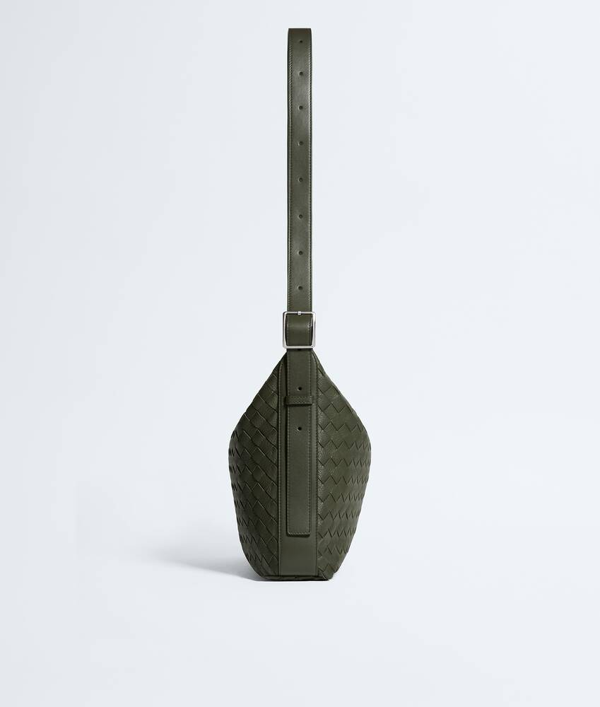 Men's Small Traveler in Bark green Bottega Veneta United Arab Emirates EN - Image 4