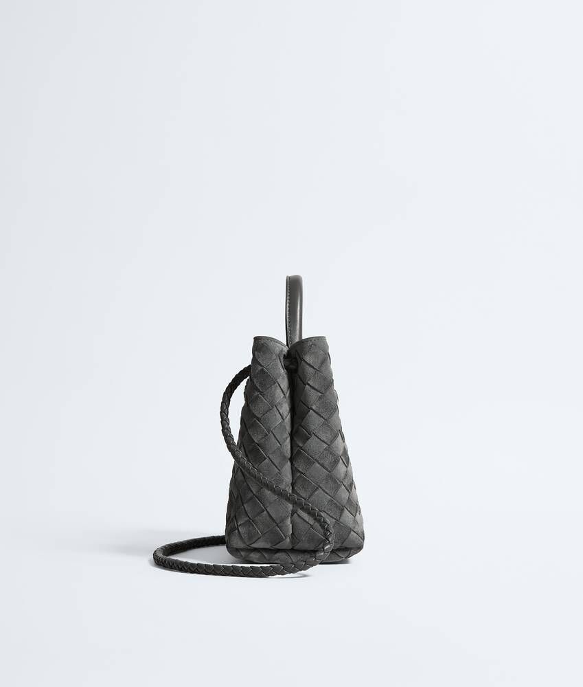 Women's Small Andiamo in Obsidian gray Bottega Veneta United Arab Emirates EN - Image 4