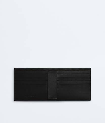 Men's Intrecciato Bi-Fold Wallet in Black Bottega Veneta Netherlands EN - Image 2