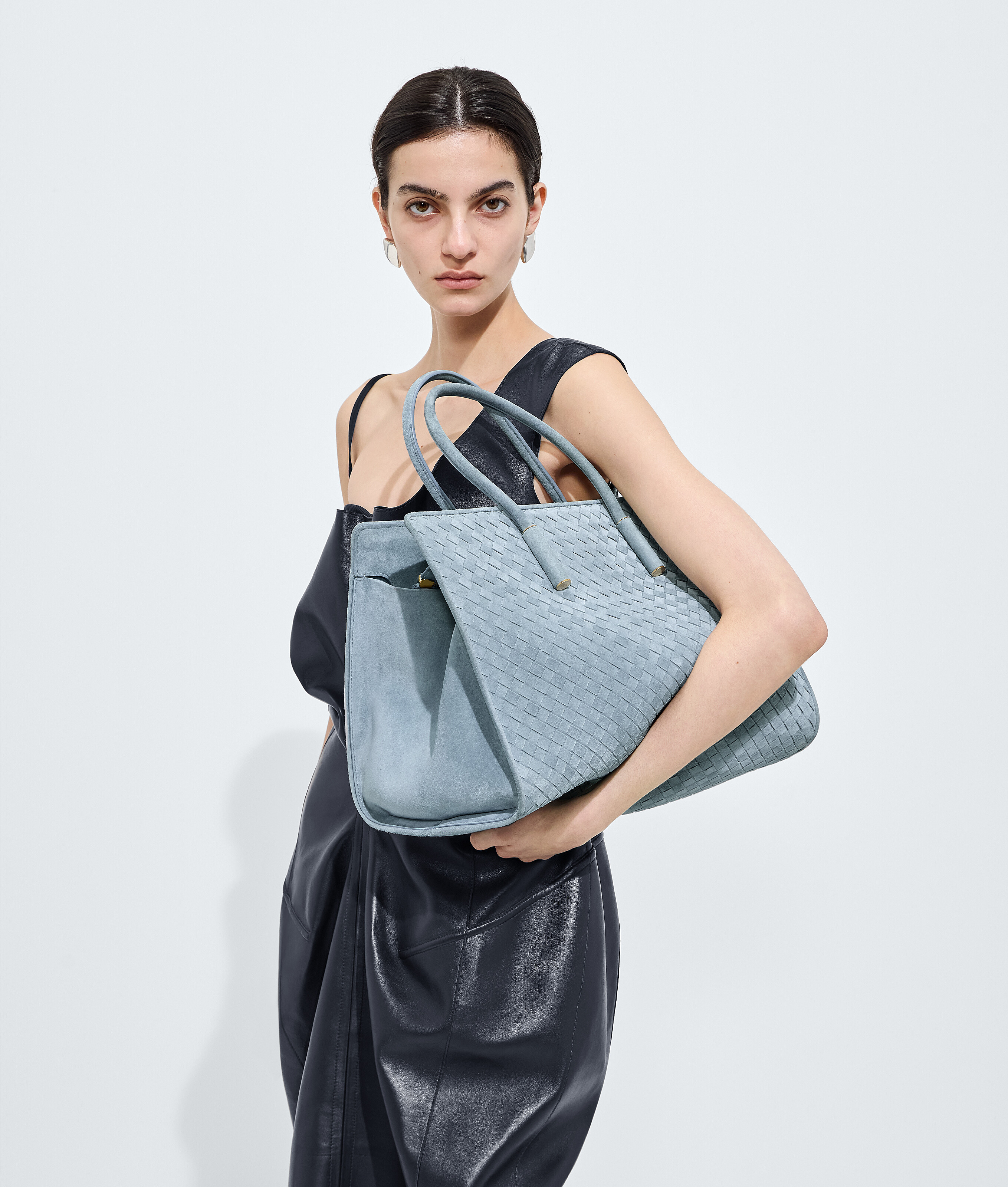 Barbara tote da Donna in Mineral Bottega Veneta Italia IT - Image 2