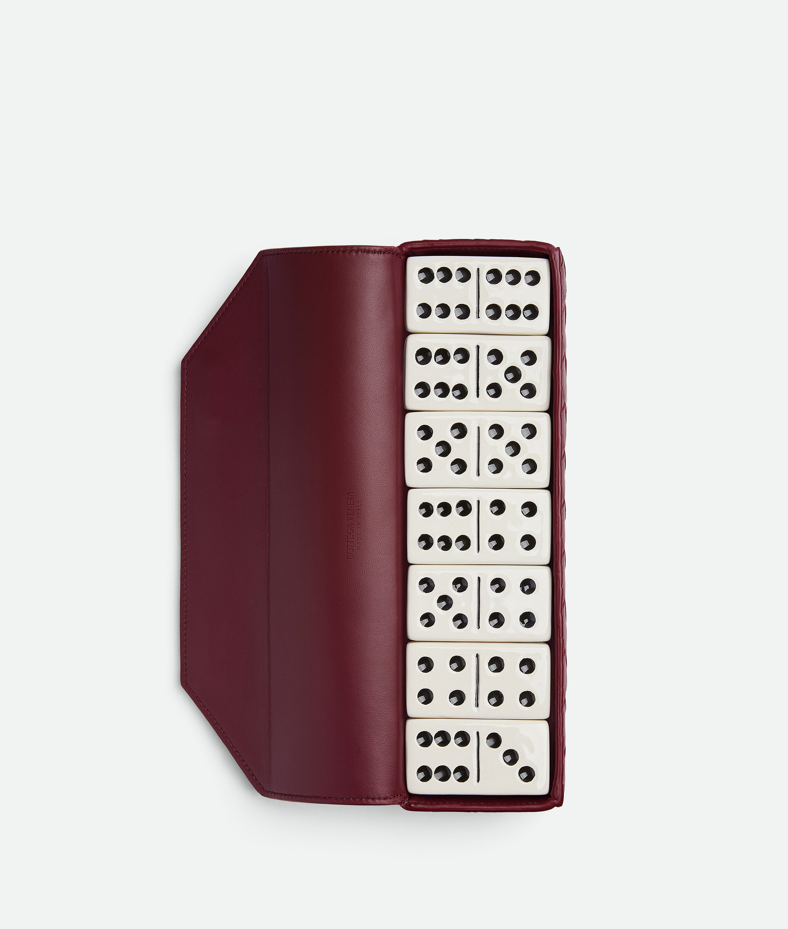 Bottega Veneta Domino Set In Burgundy