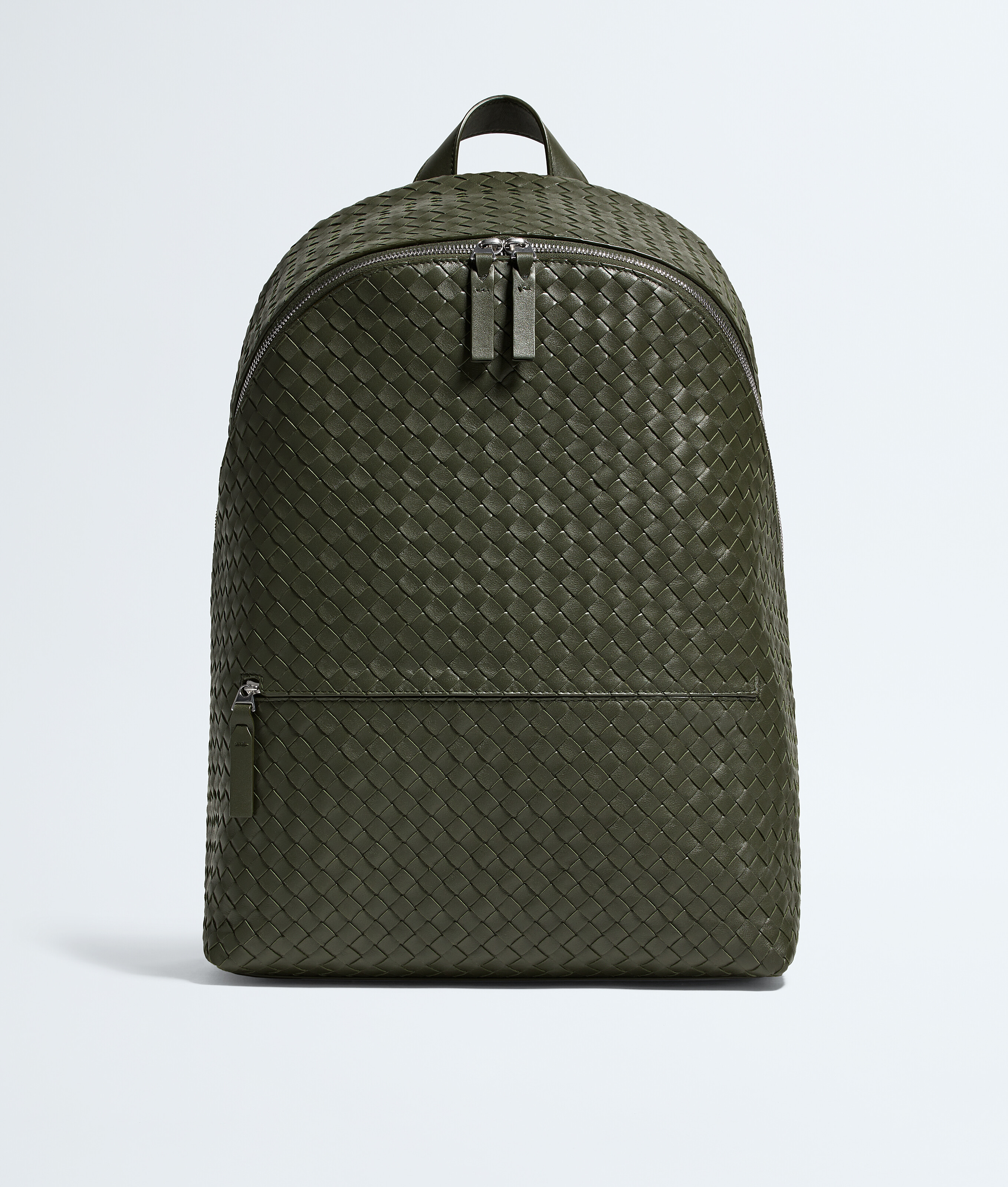 Men's Intrecciato 1975 Backpack in Bark green Bottega Veneta Luxembourg EN - Image 1