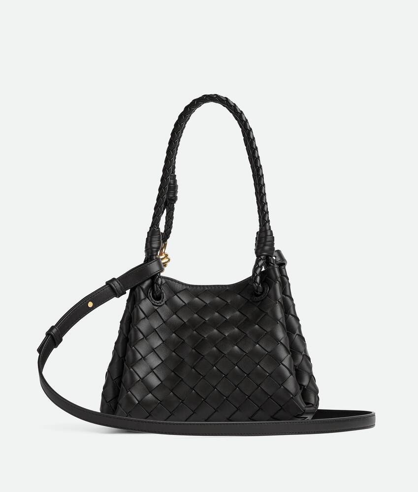 Women's Small Parachute in Black Bottega Veneta Spain EN - Image 5