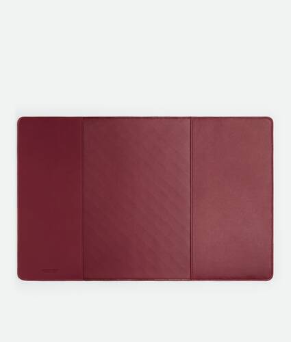 Maxi Intrecciato Notebook Cover in Bordeaux Bottega Veneta Finland EN - Image 2