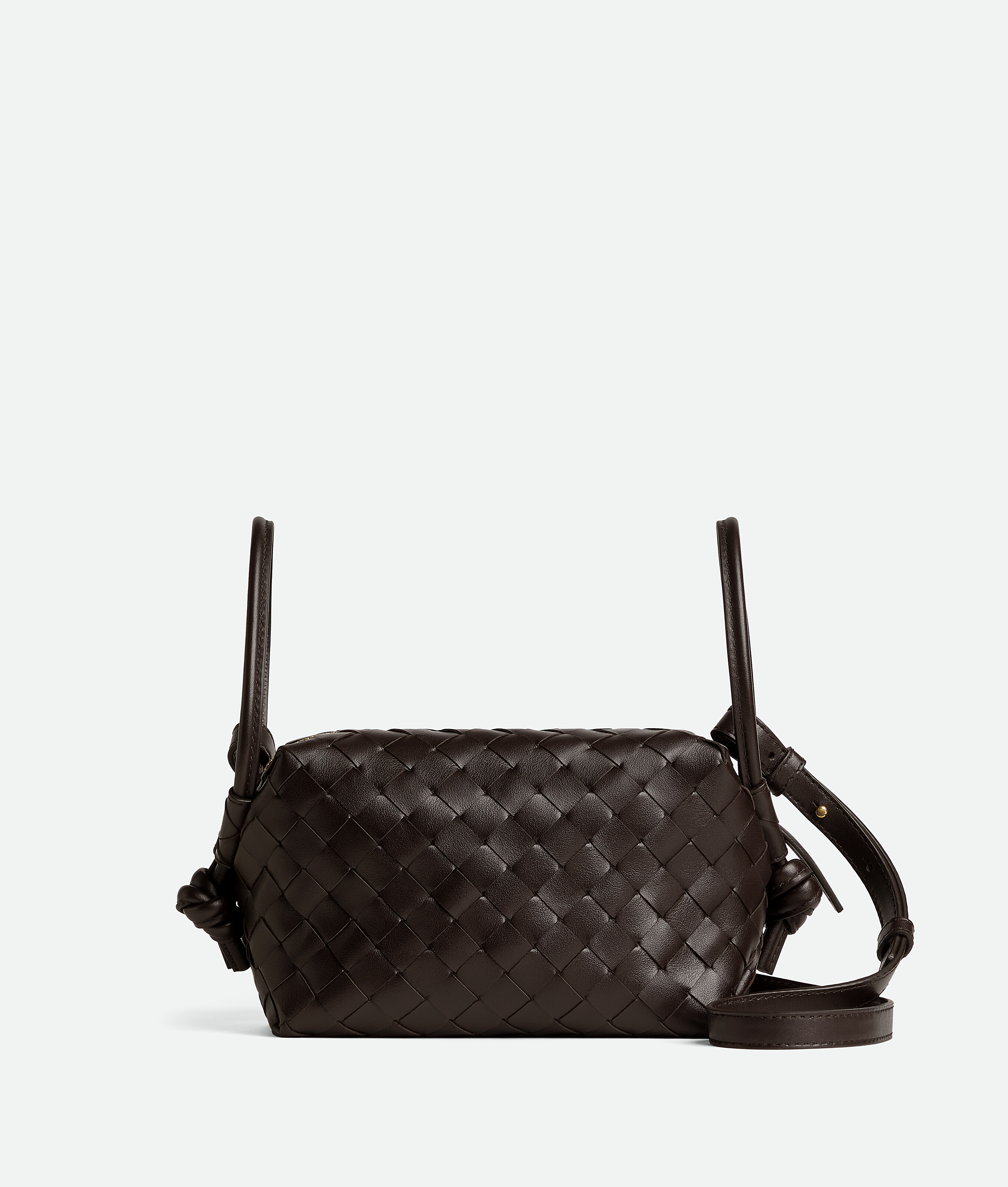Bottega Veneta Loop Top Handle In Burgundy