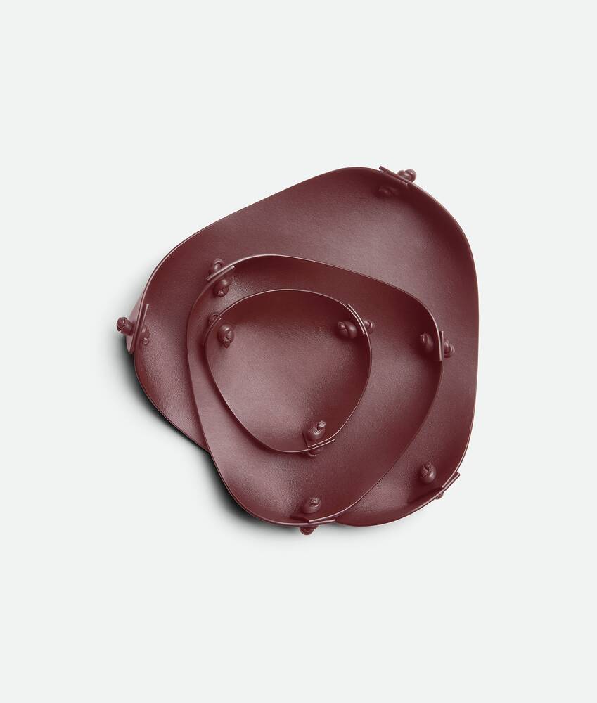 Large Leather Tray in Barolo Bottega Veneta Romania EN - Image 2