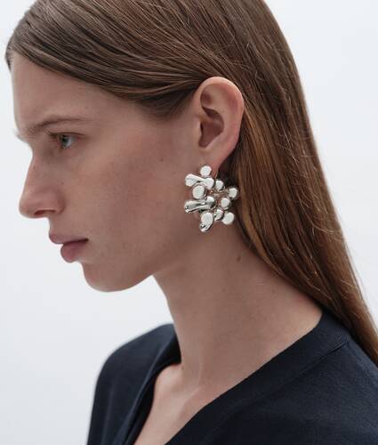 Pendientes Blown para Mujer en Silver Bottega Veneta M&eacute;xico ES - Image 2