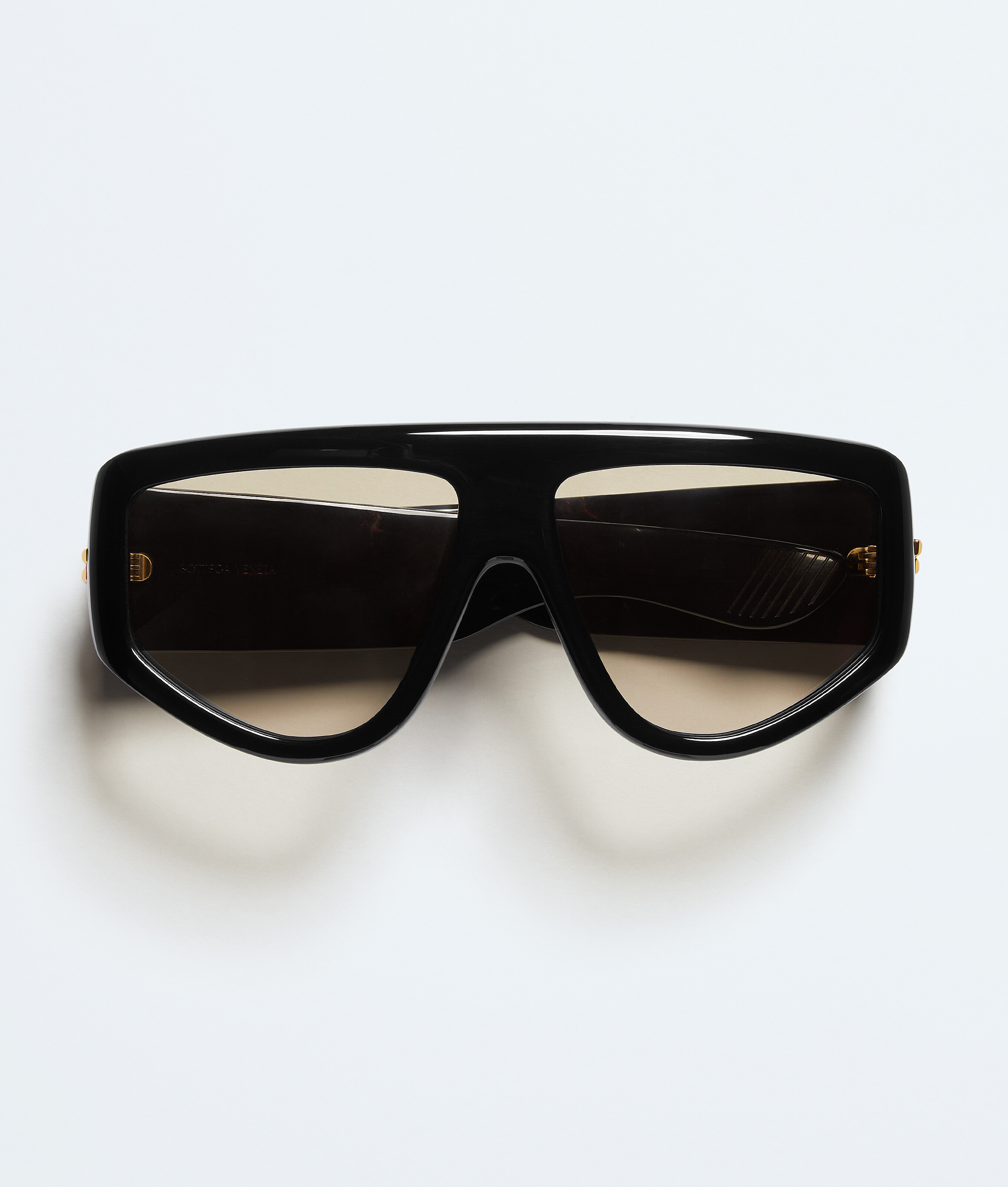 Bottega Veneta Bottega Veneta Classic Shield Sunglasses In Brown
