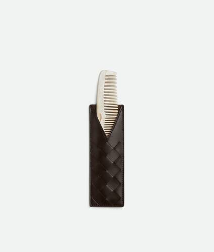 Intrecciato Comb Set in Fondant/natural Bottega Veneta Lithuania EN - Image 1