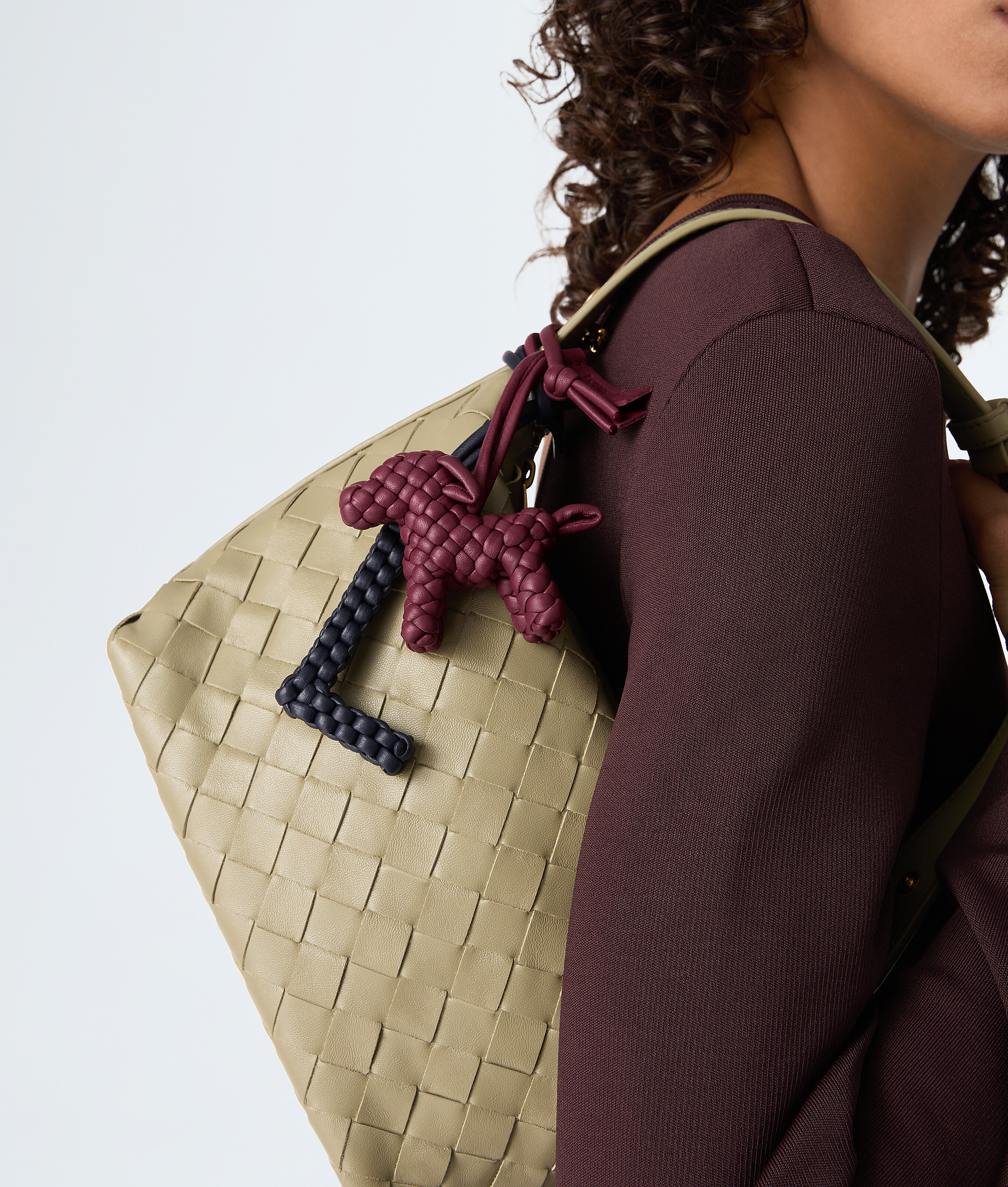 Men's Dog Charm in Bordeaux Bottega Veneta Luxembourg EN - Image 2
