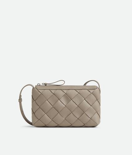 Men's Diago Zipped Messenger in Limestone Bottega Veneta Portugal EN - Image 1