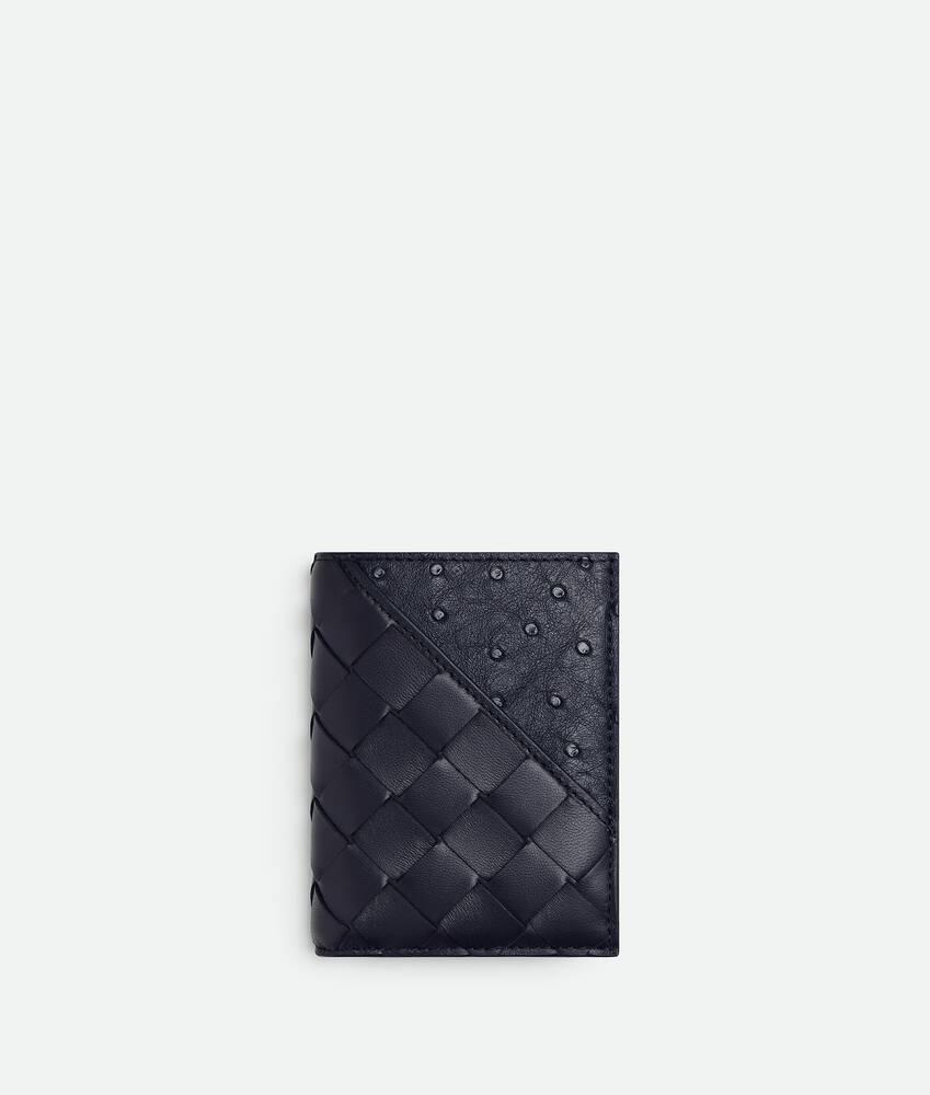 Display a large version of the product image 1 - Intrecciato Diagonal Flap Card Case