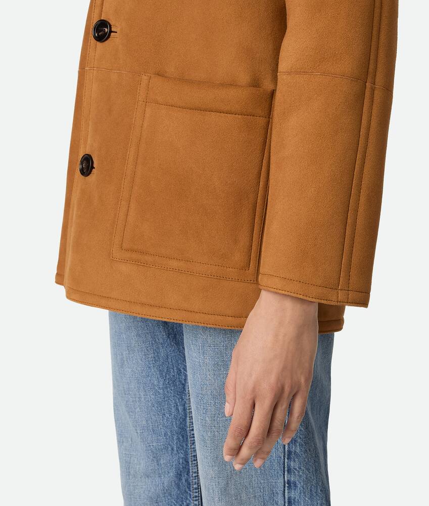 Display a large version of the product image 4 - Felted Merino Shearling Coat