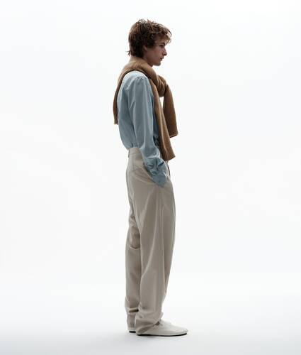 Camisa de popelina de algod&oacute;n para Hombre en Blue shirt Bottega Veneta Estados Unidos ES - Image 3