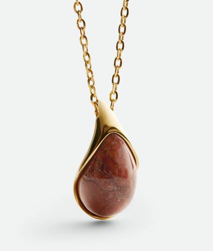 Drop Marble Pendant Necklace