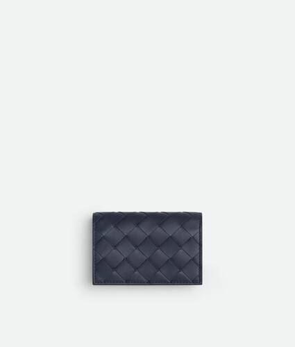 &Eacute;tui pour cartes de visite Intrecciato pour Homme en Abyss/cypress Bottega Veneta Canada FR - Image 1