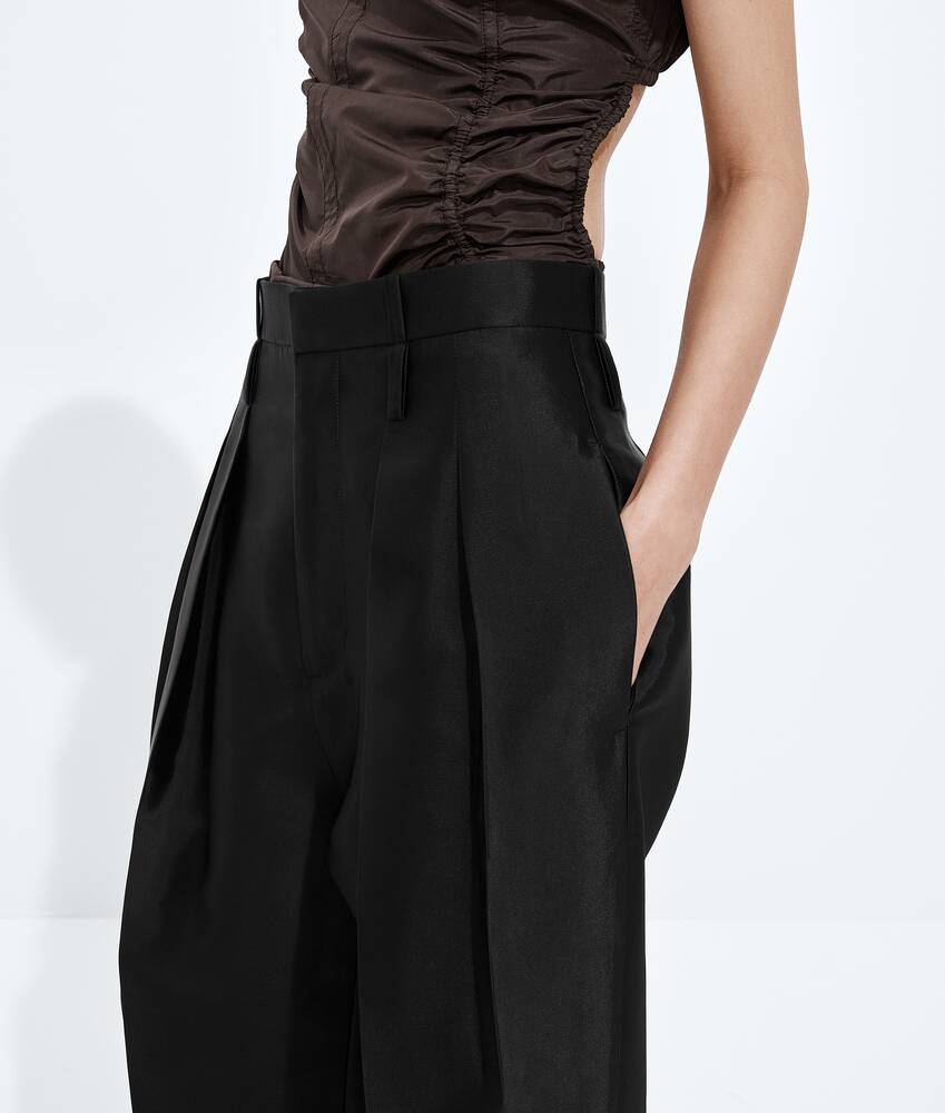 Display a large version of the product image 4 - Washed Cotton and Viscose Twill Pants