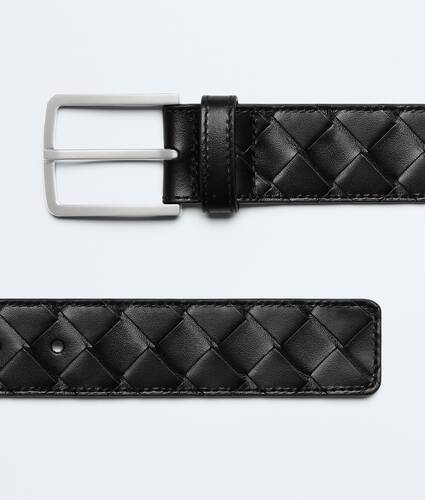 Cintur&oacute;n Intrecciato para Hombre en Black Bottega Veneta M&eacute;xico ES - Image 4
