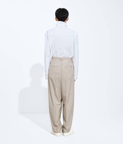 Men's Wool And Cotton Pants in Beige/light blue Bottega Veneta Canada EN - Image 2