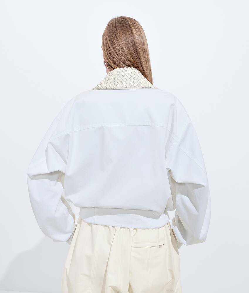 보테가베네타 여성 코튼 블루종 (화이트) 869436V6KO09000