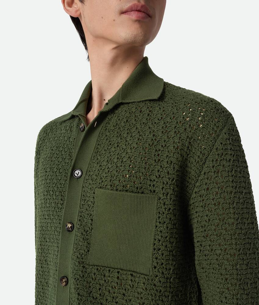 Ein größeres Bild des Produktes anzeigen 4 - Gehäkeltes Baumwollhemd