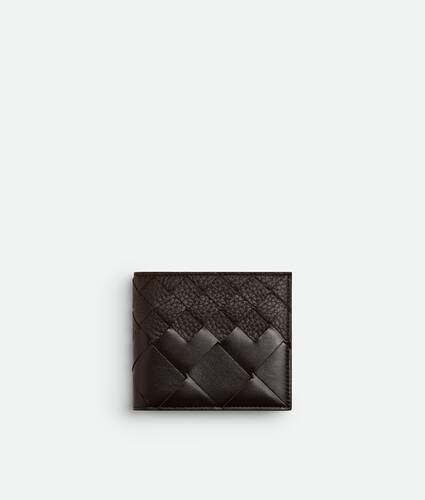 Men's Intrecciato Bi-Fold Wallet in Fondant Bottega Veneta Malta EN - Image 1