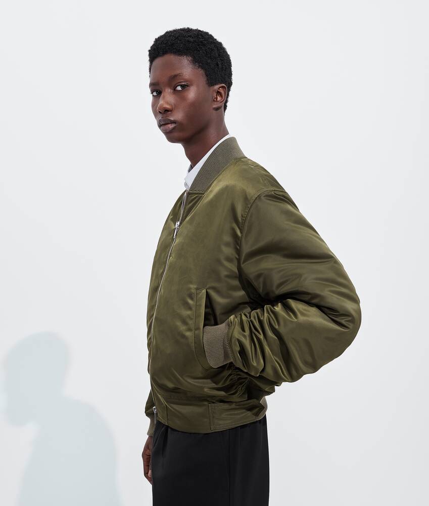 Display a large version of the product image 2 - Padded Nylon Bomber Jacket