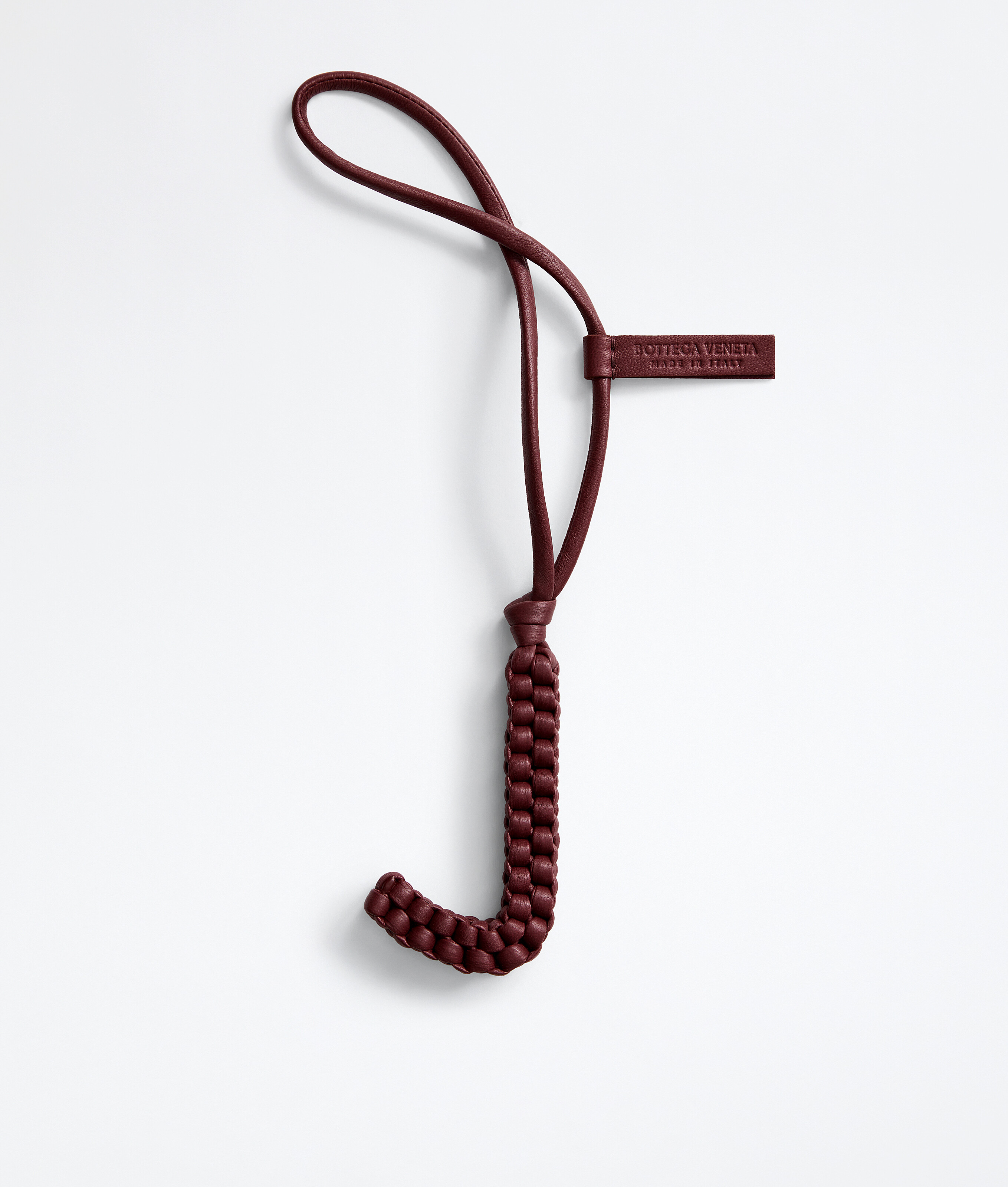 Letter J Charm in Bordeaux Bottega Veneta Finland EN - Image 1