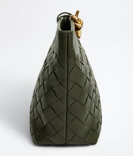 Ela's Pouch Boat Andiamo em Bark green Bottega Veneta Brasil PT - Image 3