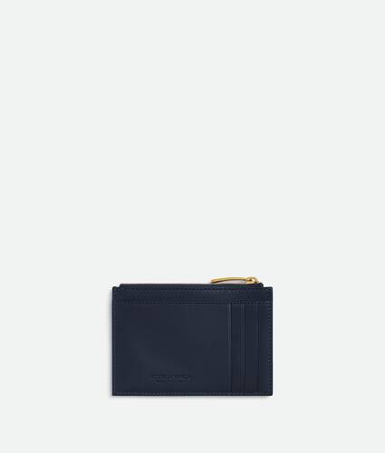 Étui pour cartes zippé Intrecciato