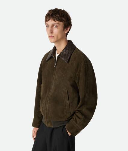 Suede Leather Blouson