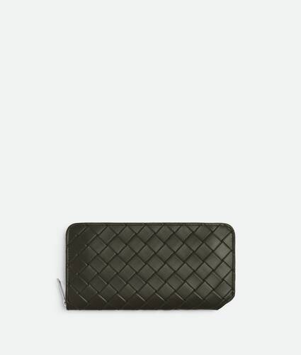 Display a large version of the product image 1 - Intrecciato Stamp Zip Around Wallet