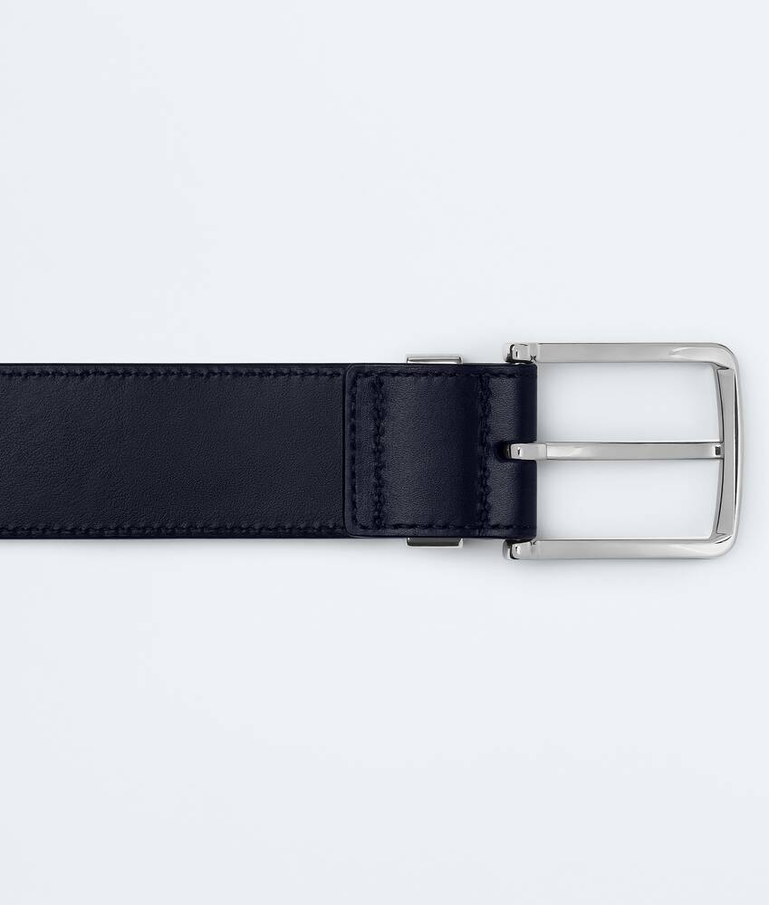 Men's Intreccio Loop Belt in Midnight Bottega Veneta Hungary EN - Image 5