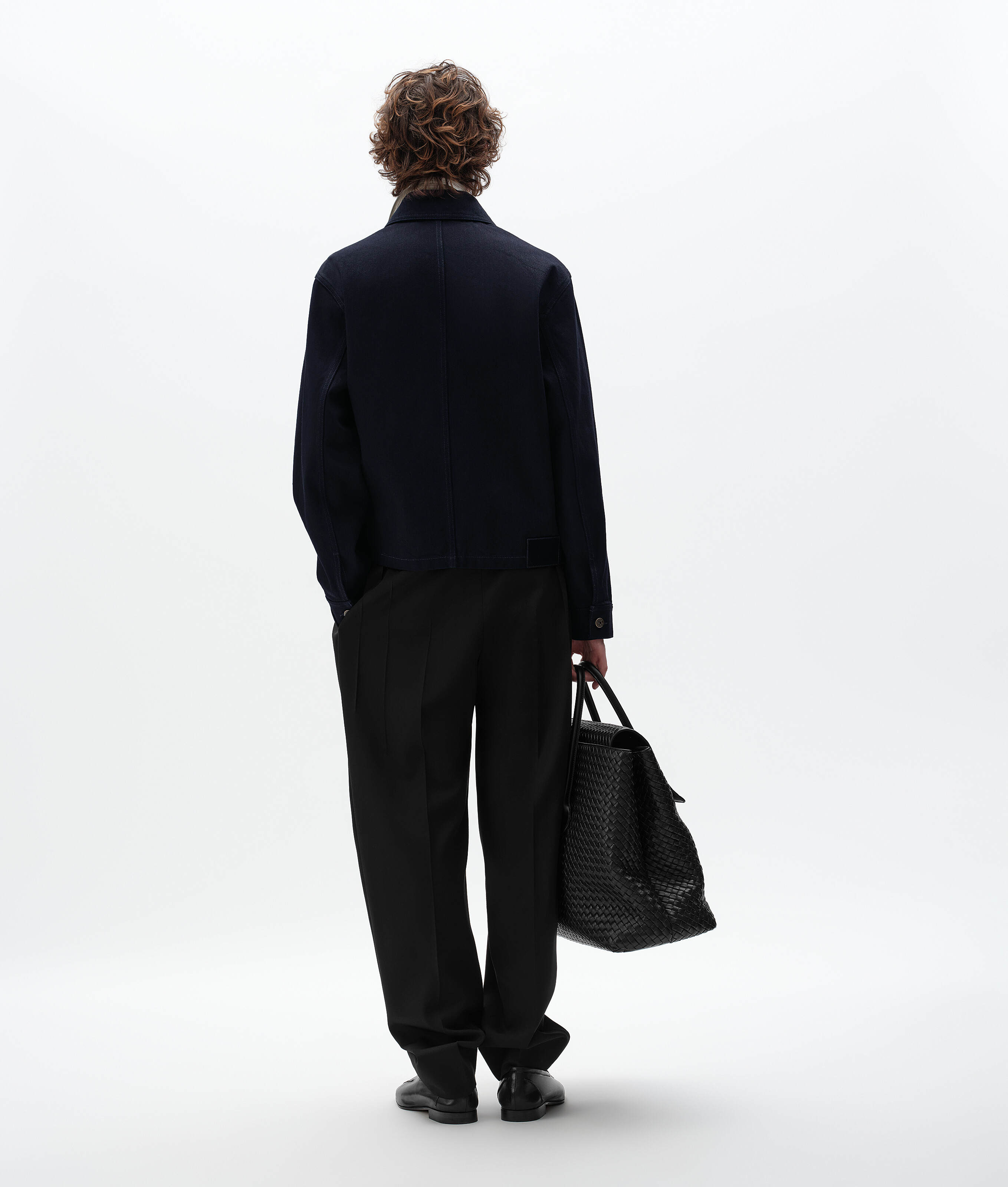 Men's Dark Indigo Denim Jacket in Dark indigo Bottega Veneta Macao SAR China EN - Image 3