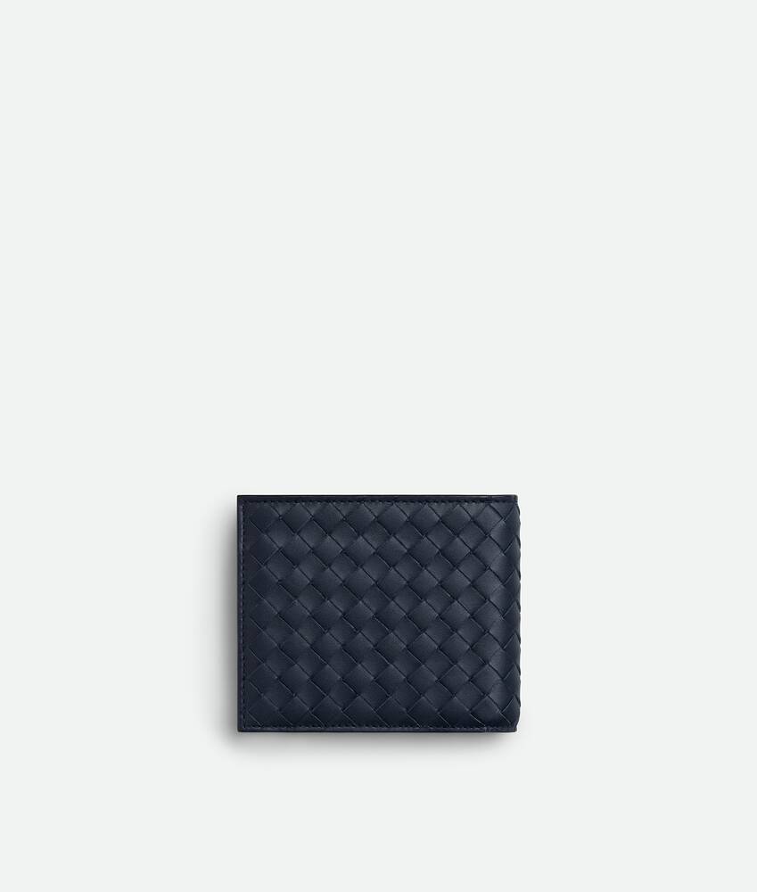 Men's Intrecciato Piccolo Bi-Fold Wallet With Coin Purse in Space Bottega Veneta Japan EN - Image 3