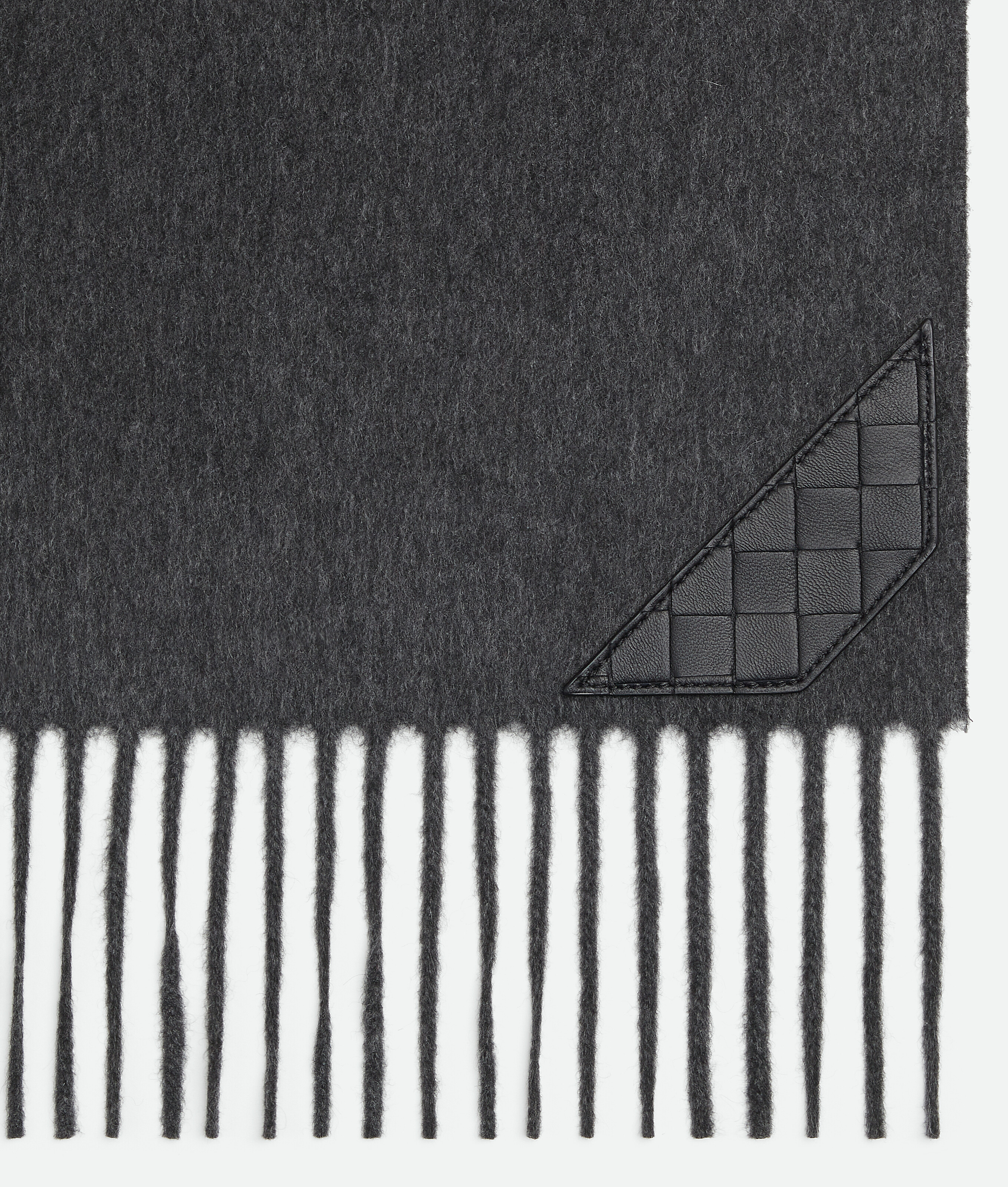 Bottega Veneta Cashmere Scarf In Gray