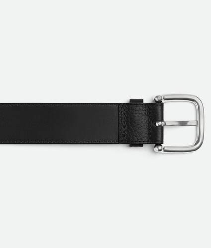 Men's Intrecciato Taurillon Belt in Black Bottega Veneta Ireland EN - Image 5