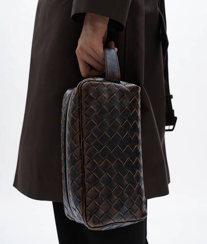 イントレチャート トラベルポーチ のために メンズ で ブラック/ブラウン Bottega Veneta 日本 JA - Image 5