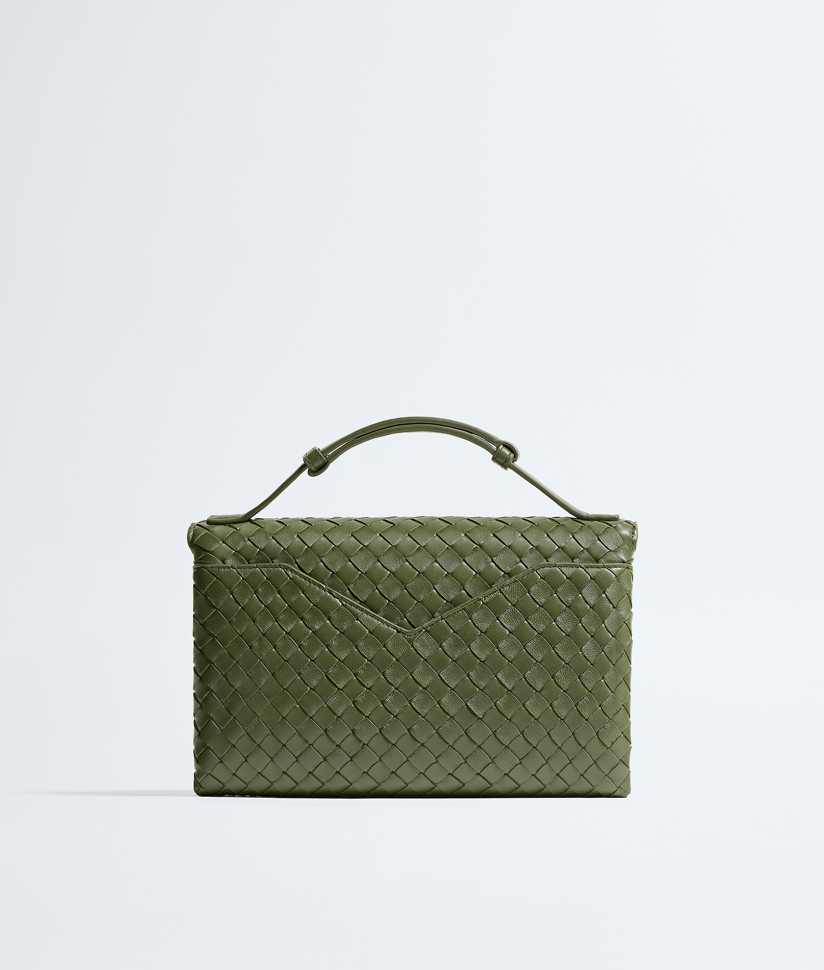 Women's Knot Lock in Green tweed Bottega Veneta Finland EN - Image 5