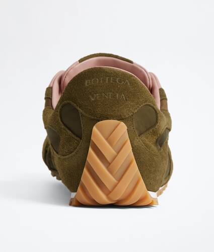Women's Orbit Flash Sneaker in Olive oil/terra pink Bottega Veneta Norway EN - Image 2