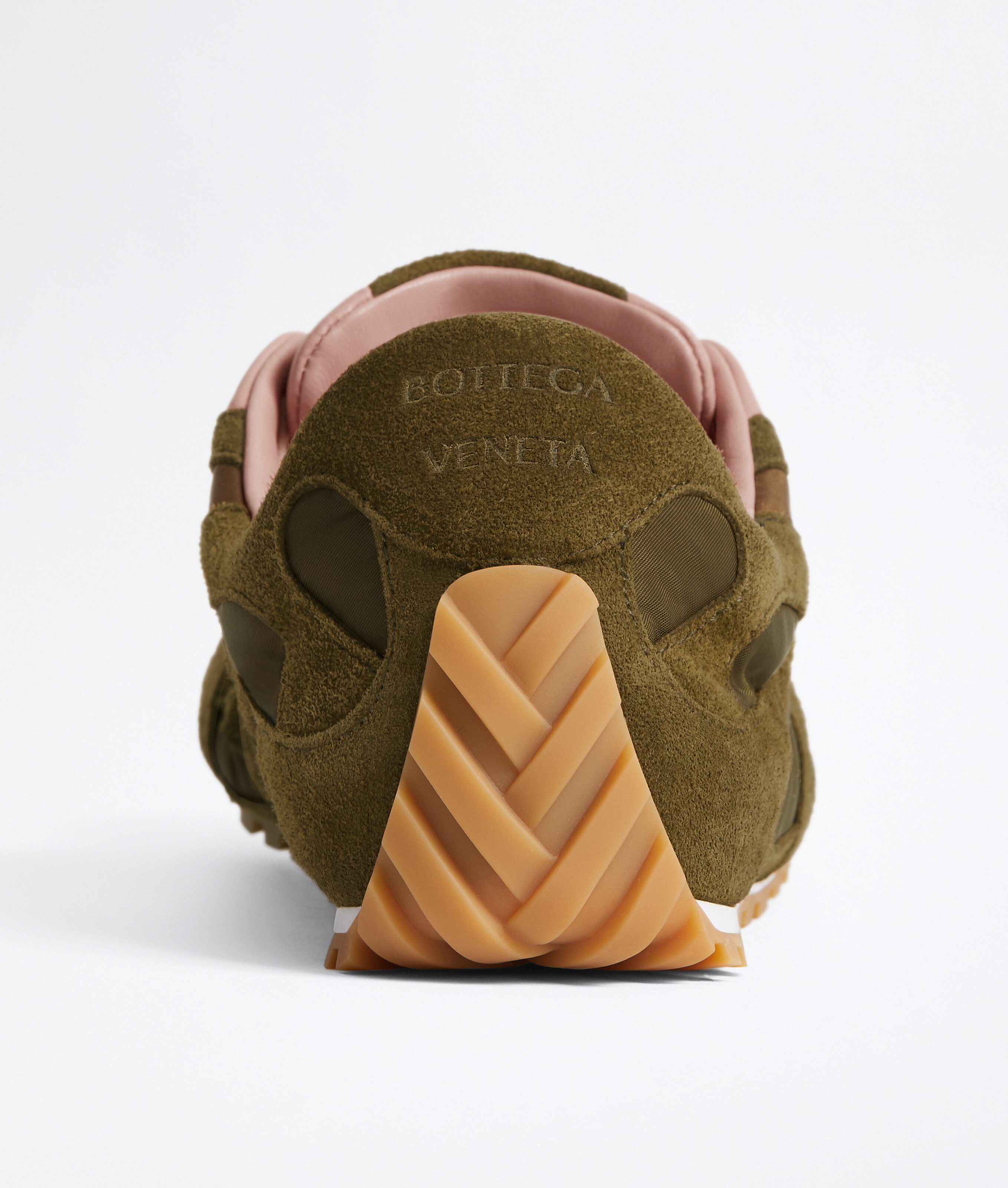 Women's Orbit Flash Sneaker in Olive oil/terra pink Bottega Veneta Finland EN - Image 3