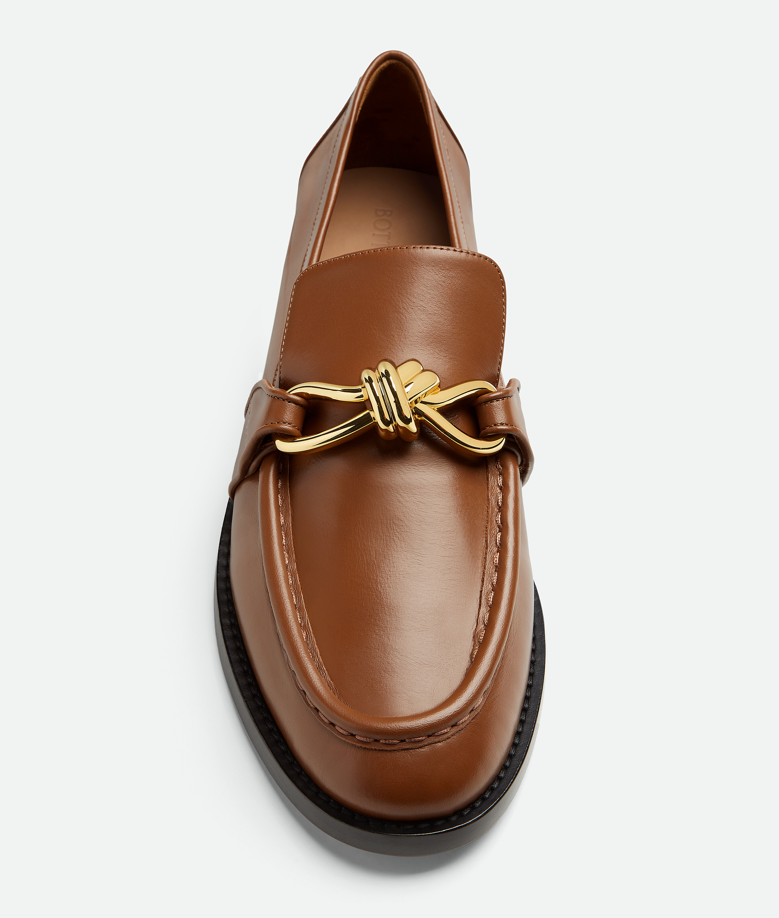 Bottega Veneta Astaire Knot Leather Loafers In Multi