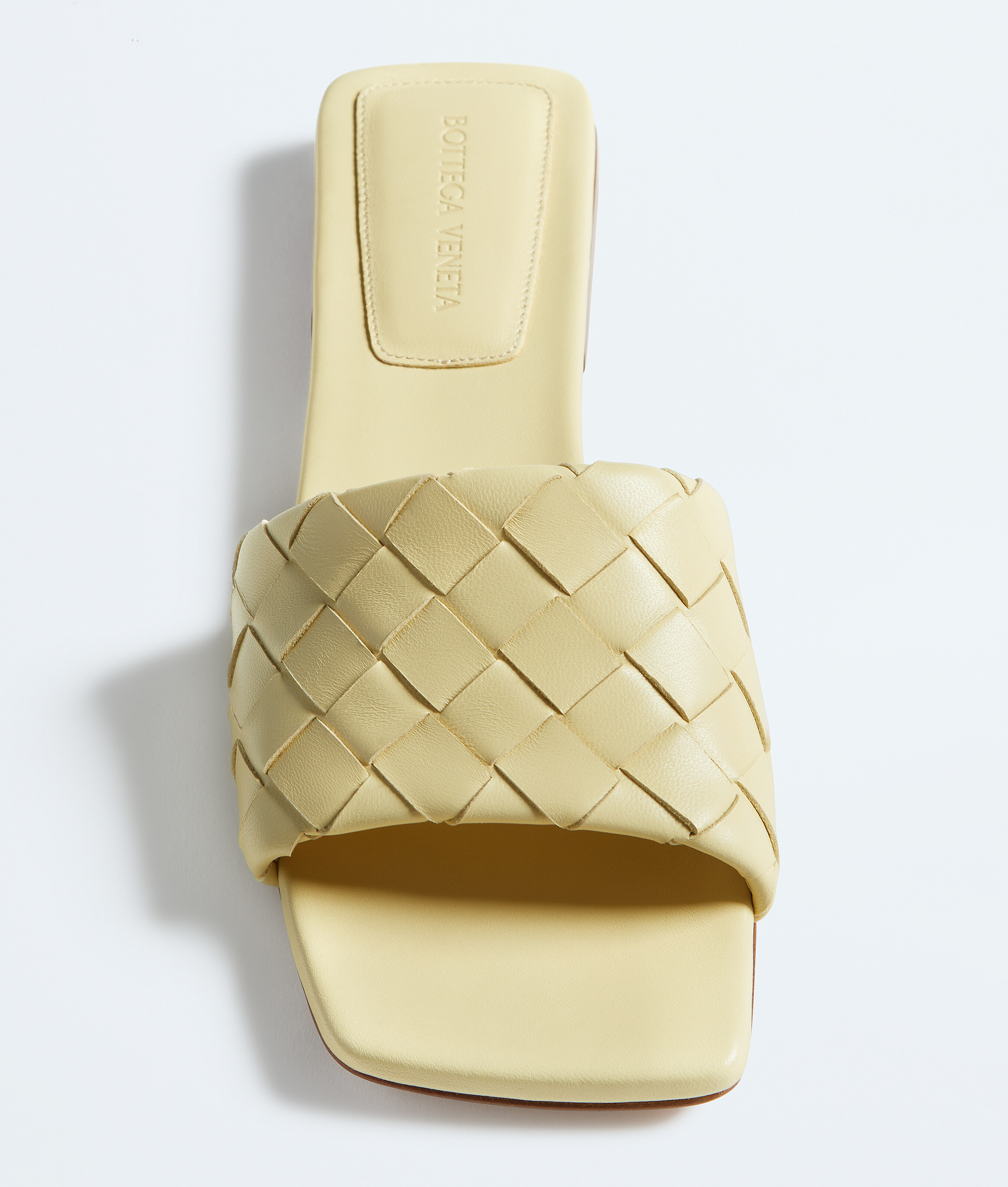 Women's Parco Flat Mule in Butter yellow Bottega Veneta Luxembourg EN - Image 4